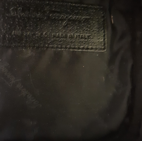 Salvatore ferragamo RARE vtg leather pouch clutch - Picture 8 of 8